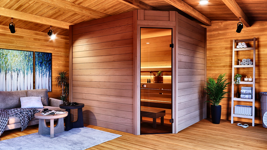 Corner Design Indoor Sauna 5 m²