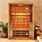 2 Person Full Spectrum Infrared Sauna with Chromotherapy