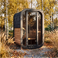 Small Rounded Outdoor Sauna Cabin