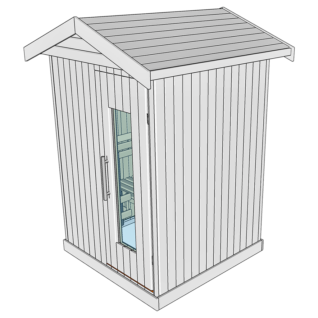 3 Person Thermowood Garden Sauna