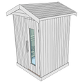 3 Person Thermowood Garden Sauna