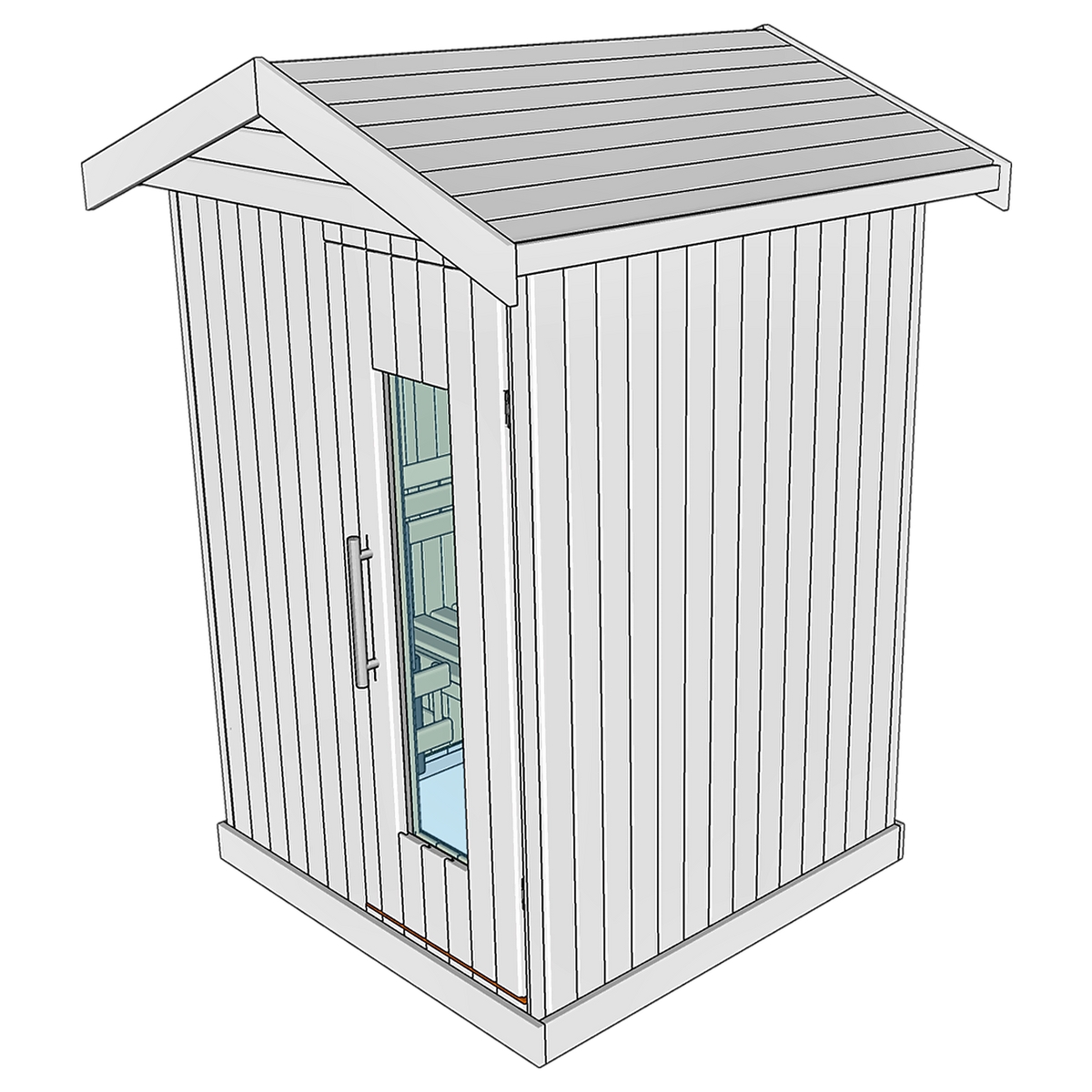 3 Person Thermowood Garden Sauna