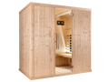 4 Person Indoor Infrared Sauna with Parallel Benches