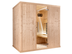 4 Person Indoor Infrared Sauna with Parallel Benches