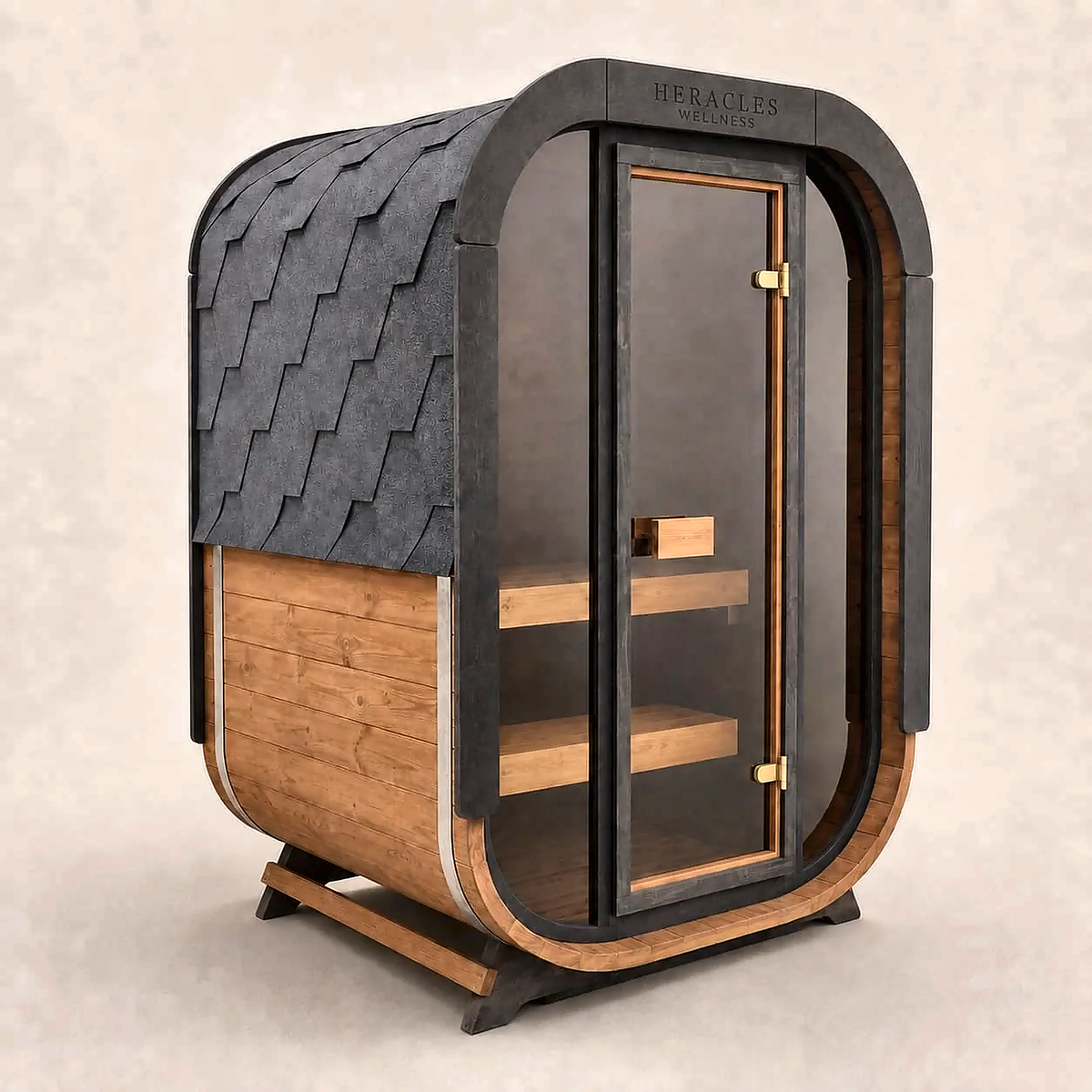 1–2 Person Compact Traditional Outdoor Sauna