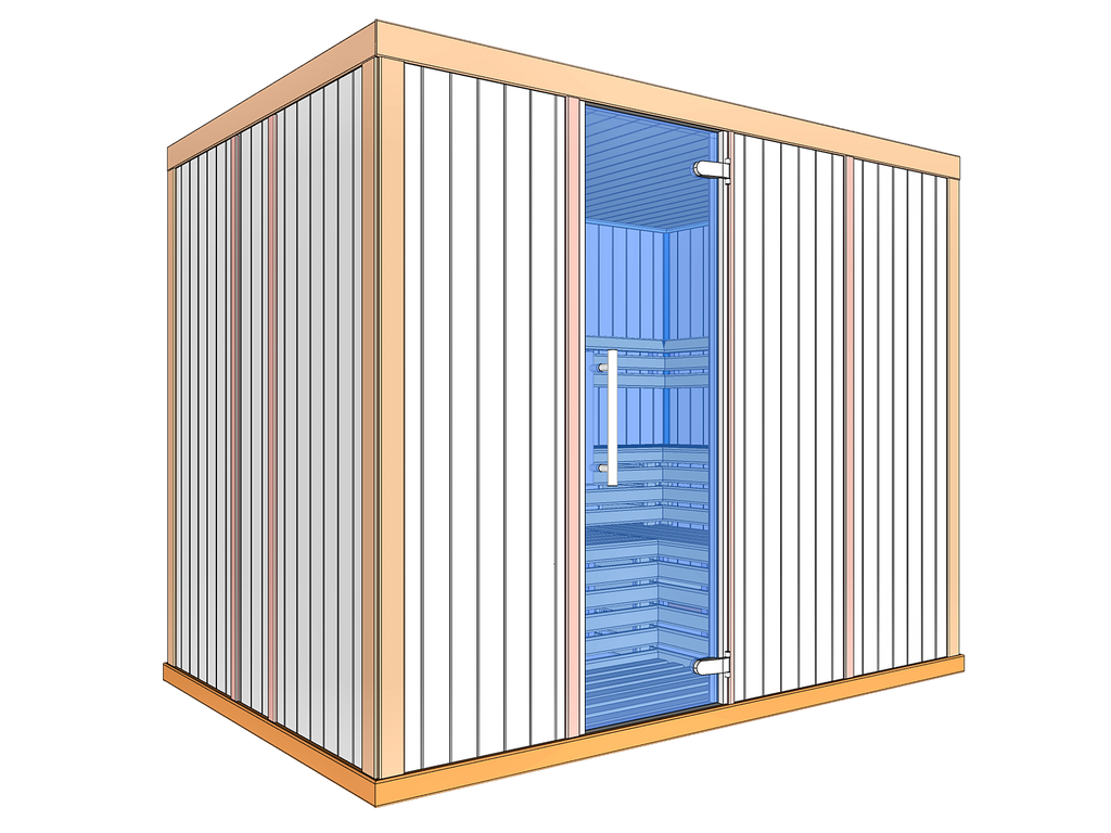 5 Person Large Indoor Traditional Finnish Sauna