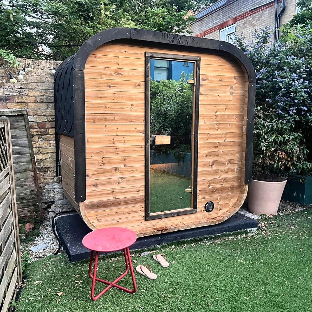 2 Person Compact Thermowood Outdoor Sauna