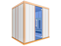 4–6 Person Indoor Infrared Sauna with Parallel Benches