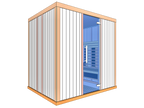4–6 Person Indoor Infrared Sauna with Parallel Benches