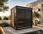 Nordic Outdoor Sauna — 4 Person Thermo Pine