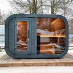 Outdoor Sauna — 6–8 Person with Changing Room
