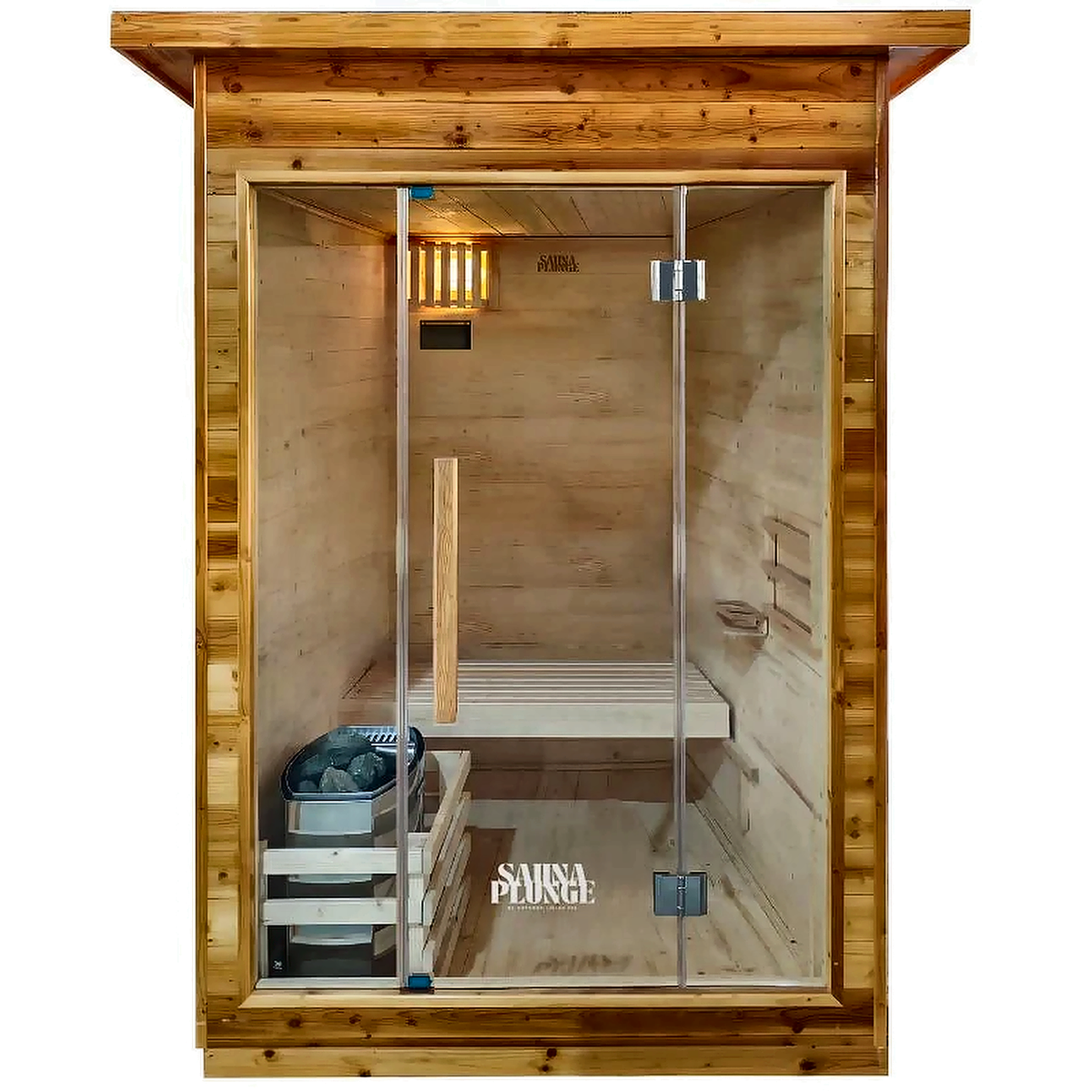2 Person Compact Traditional Outdoor Sauna Cabin