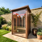 2 Person Outdoor Infrared Sauna with Aluminium Cladding