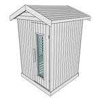 2–3 Person Outdoor Infrared Sauna