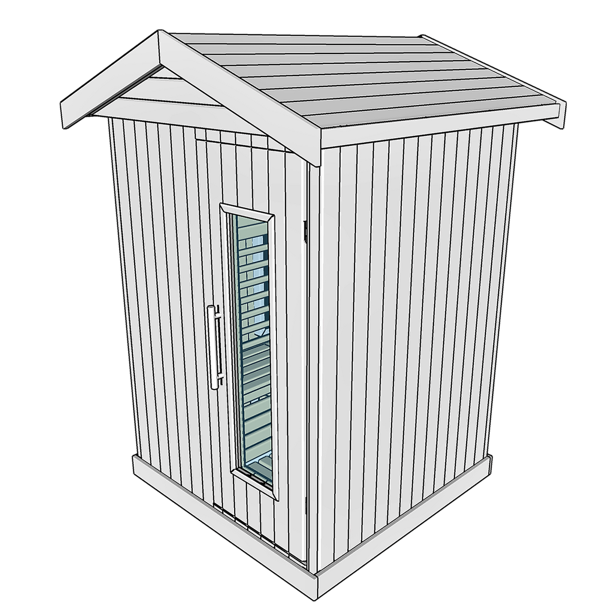 2–3 Person Outdoor Infrared Sauna