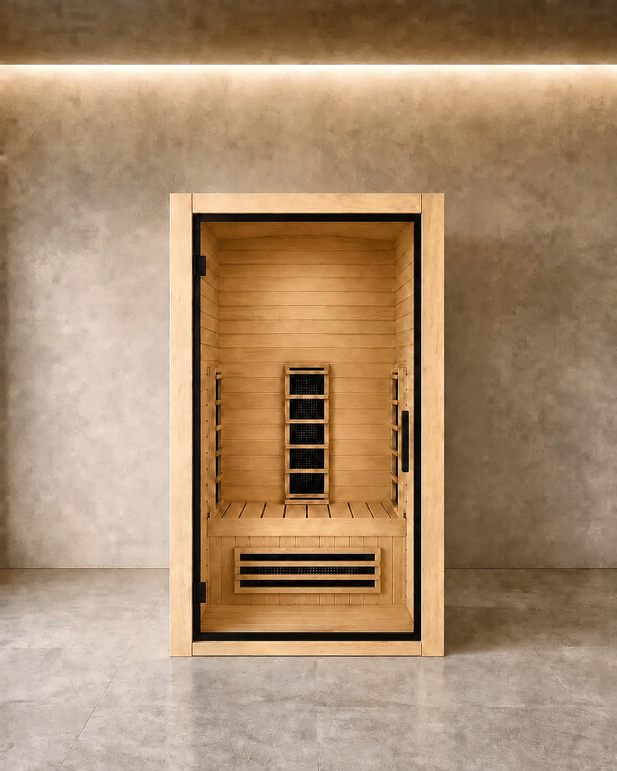 Compact one person Full-Spectrum Infrared Sauna