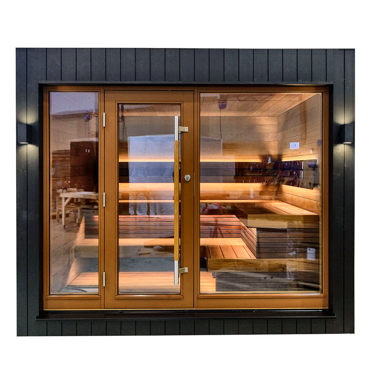 5 Person Thermo-Aspen Outdoor Sauna Cabin