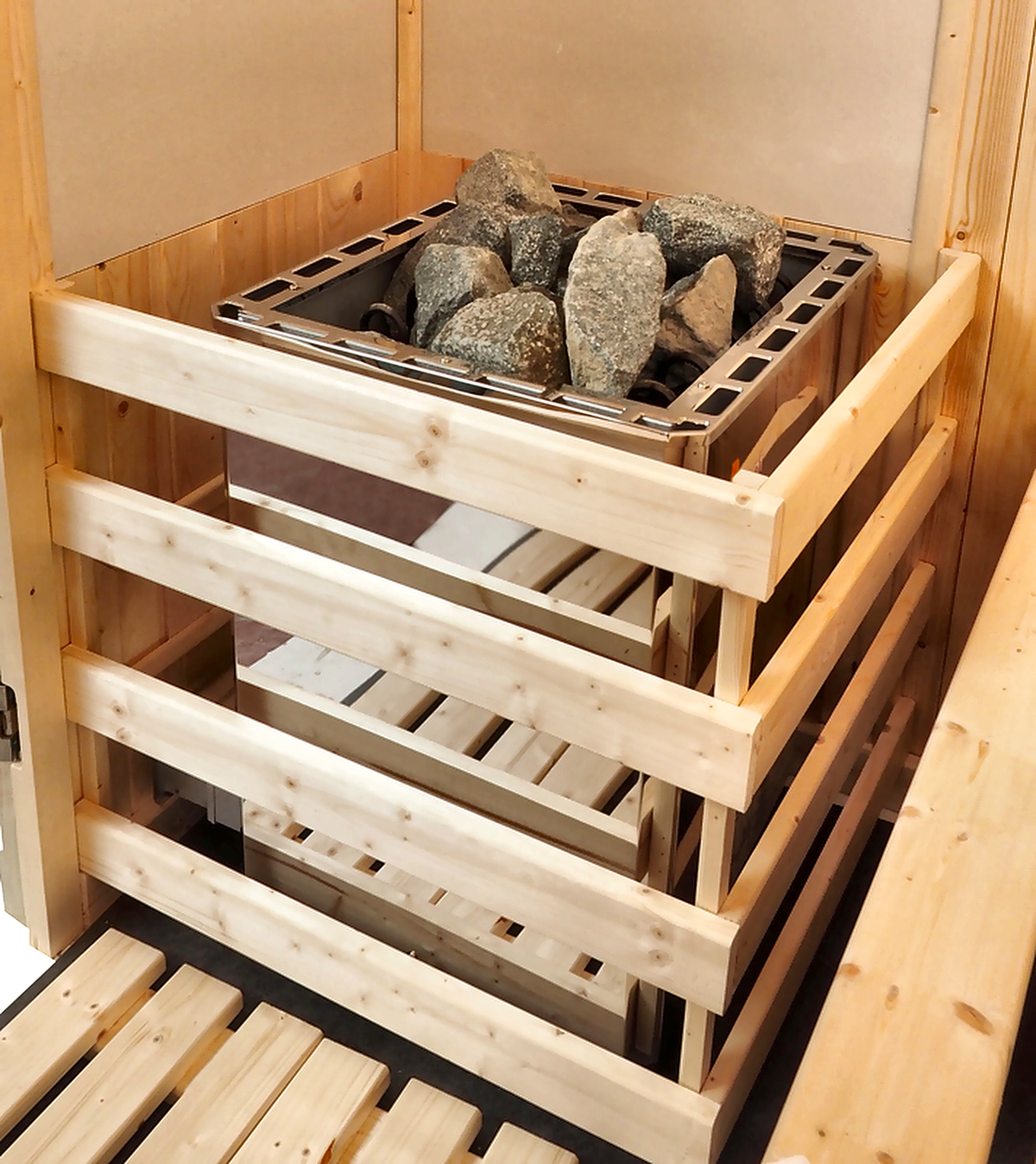 7 Person Heavy Duty Commercial Sauna with Behind-Bench Heater