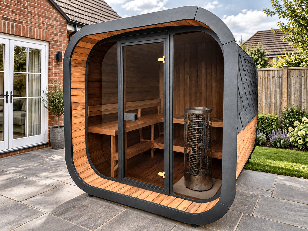 Outdoor Cube 220 Sauna by Cartvora — 2–3 Person
