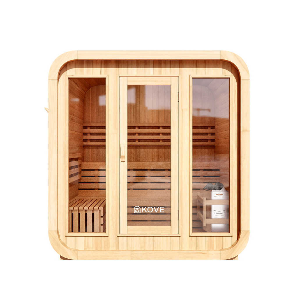 Premium Cube Sauna by Cartvora — 3–4 Person