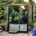 2 Person Compact Outdoor Sauna with Mirror-Glass Facade