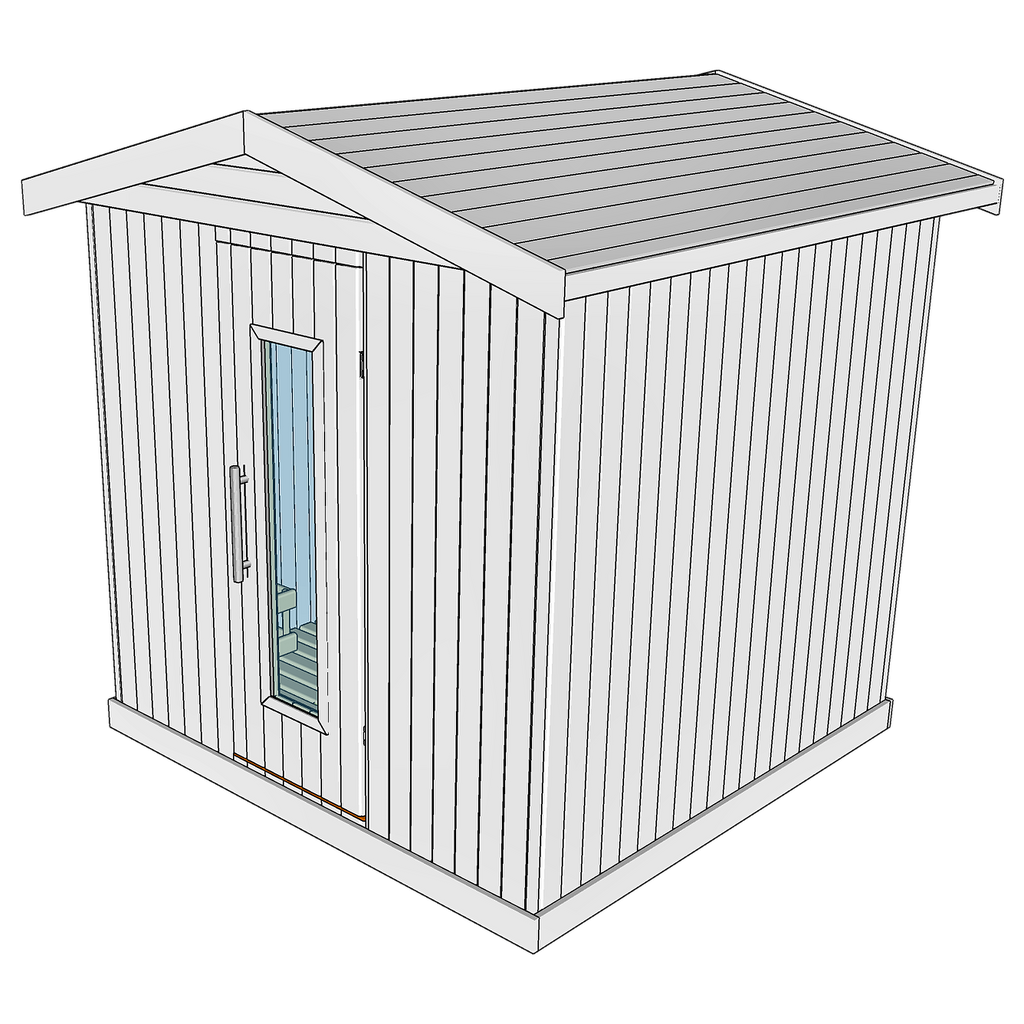 6 Person Thermowood Garden Sauna