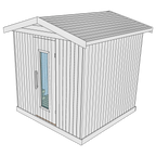 6 Person Thermowood Garden Sauna