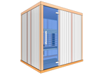 4 Person Indoor Infrared Sauna with  L-shaped Benches