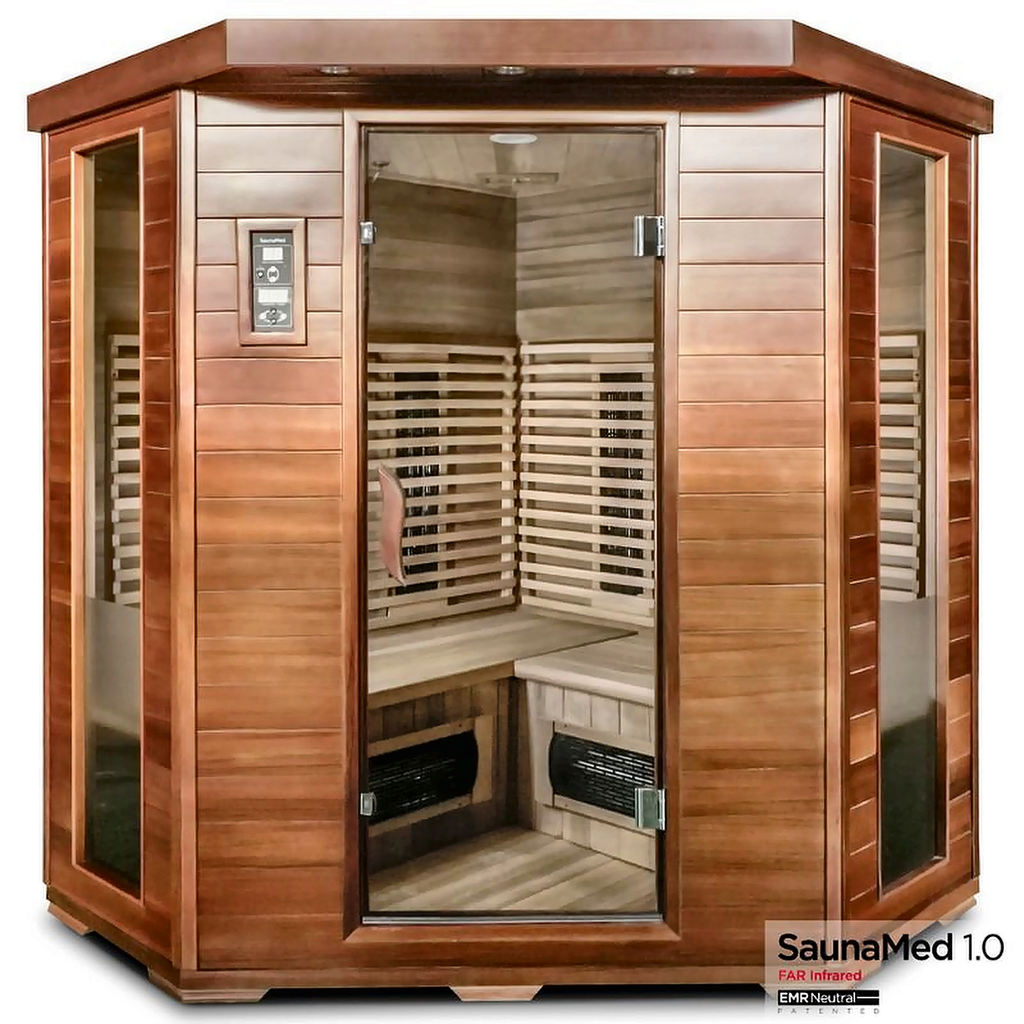 SaunaMed by Cartvora — 4–5 Person Luxury FAR Infrared Sauna