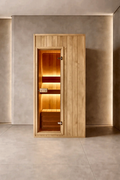 Compact One-Person Indoor Traditional Sauna
