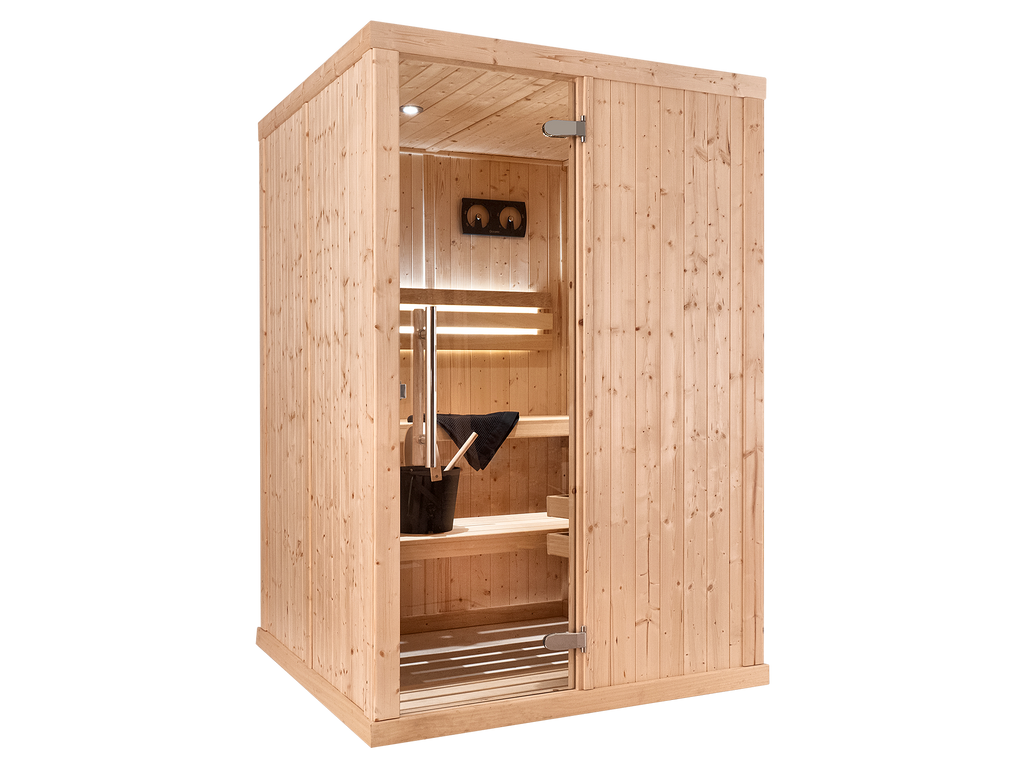 3 Person Square Indoor Finnish Sauna