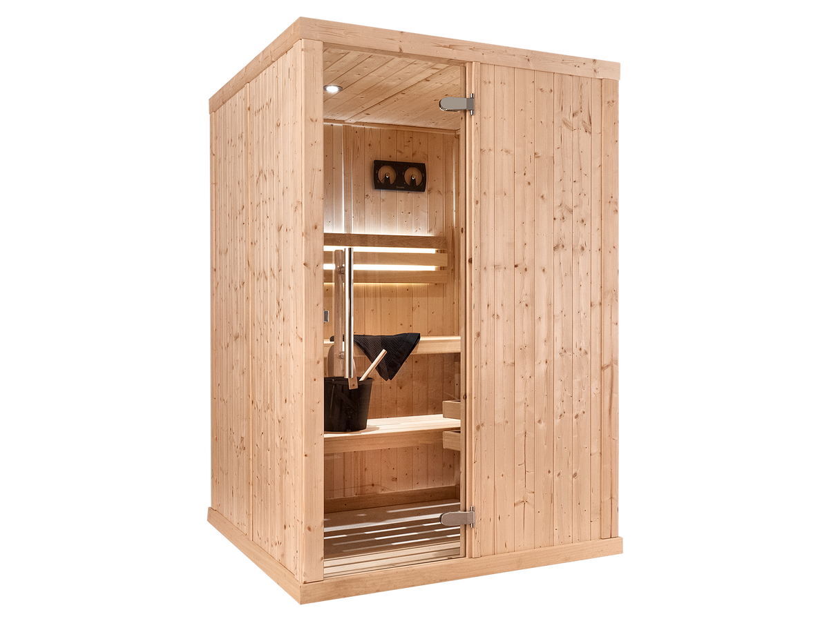 3 Person Square Indoor Finnish Sauna