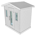 4 Person Thermowood Garden Sauna