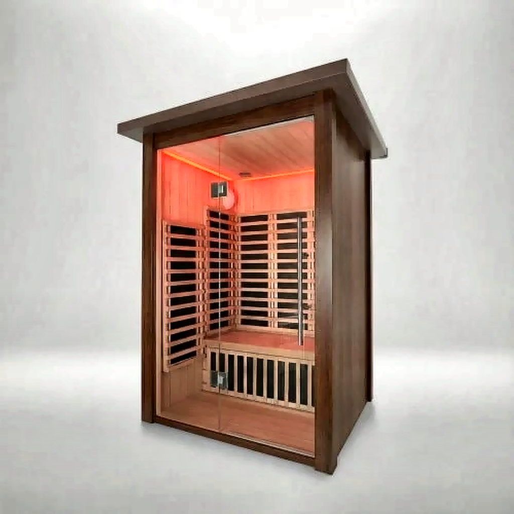 2 Person Outdoor Infrared Sauna with Aluminium Cladding