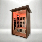 2 Person Outdoor Infrared Sauna with Aluminium Cladding