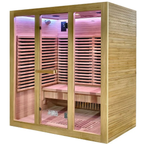 4 Person Indoor Low-EMF Carbon Infrared Sauna