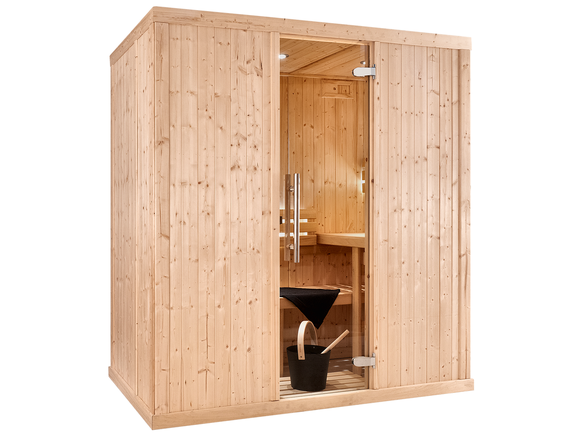 2 Person Long Indoor Finnish Sauna