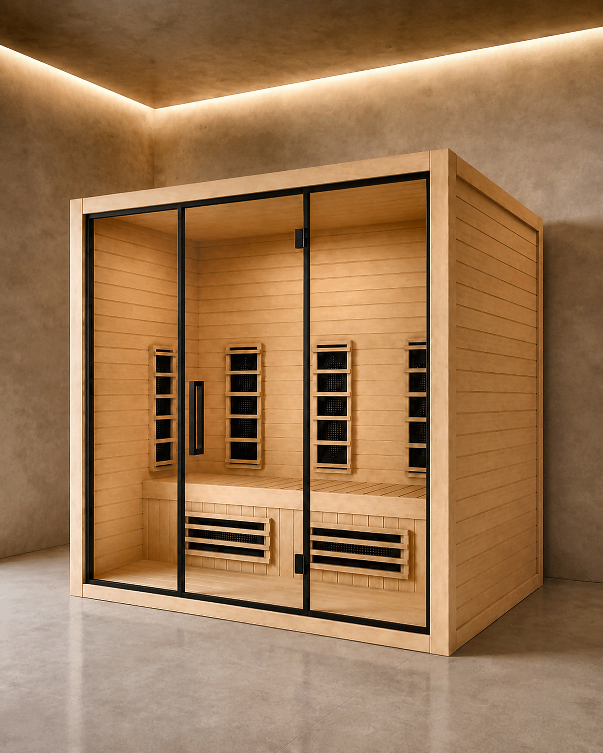 Aura 220 by Cartvora — 3 Person Infrared Sauna