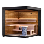 4–5 Person Compact Corner Outdoor Sauna