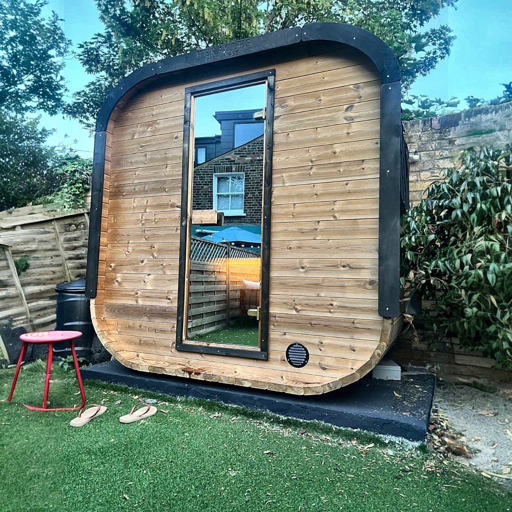 2 Person Compact Thermowood Outdoor Sauna