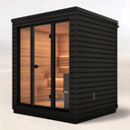 3 Person Compact Thermowood Outdoor Sauna