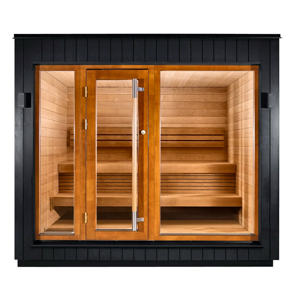5 Person Thermo-Aspen Outdoor Sauna Cabin