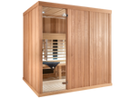 4 Person Indoor Infrared Sauna with  L-shaped Benches