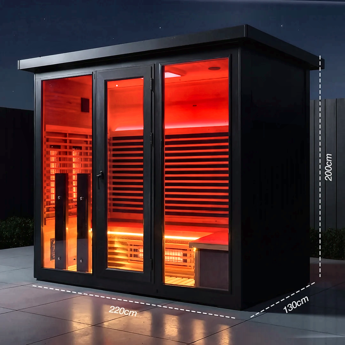 5 Person Outdoor Infrared Sauna