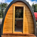 5–6 Person Outdoor Sauna Cabin with Flexible Heating
