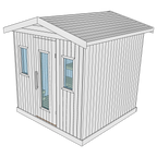 6 Person Thermowood Garden Sauna