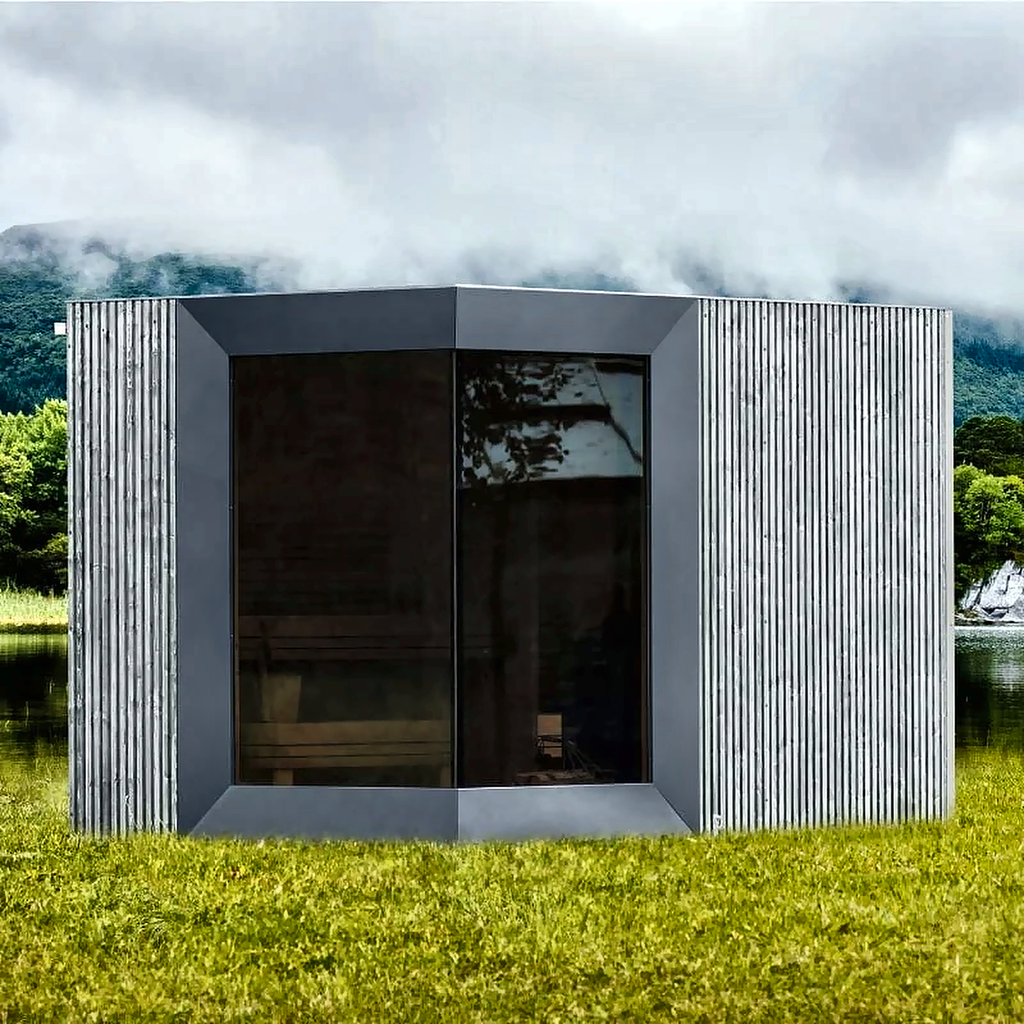 Outdoor Sauna — 5 Person with Changing Room