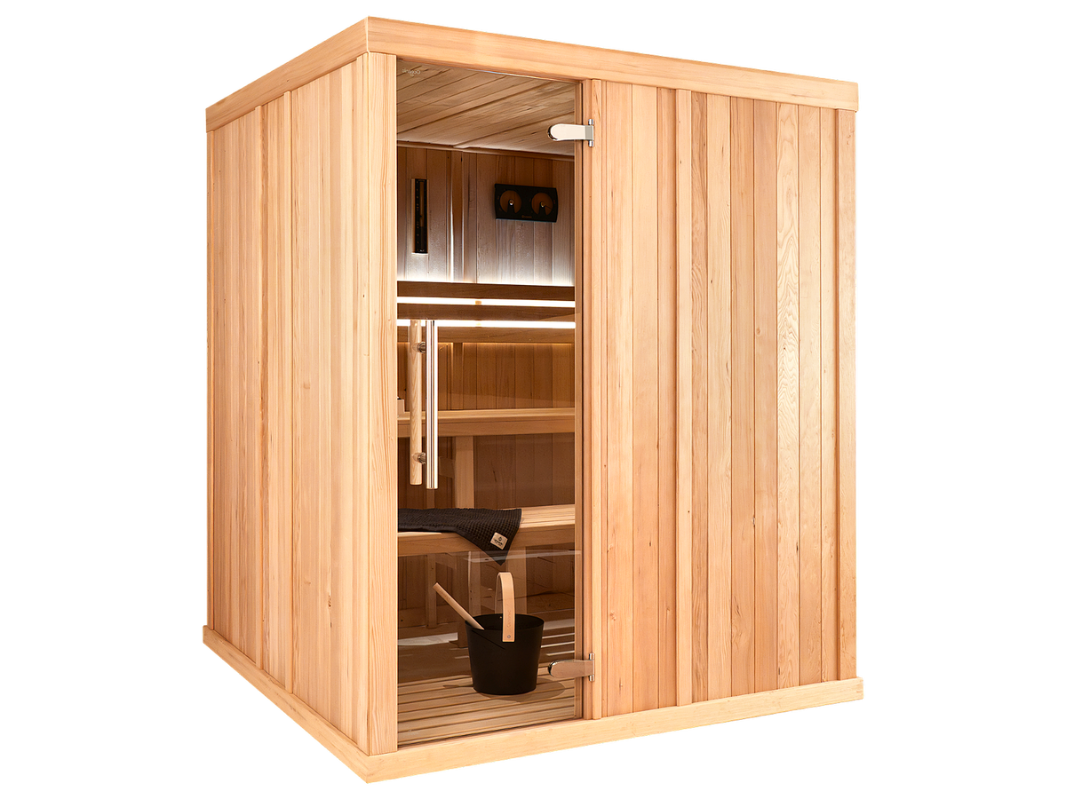 4 Person Square Indoor Traditional Finnish Sauna