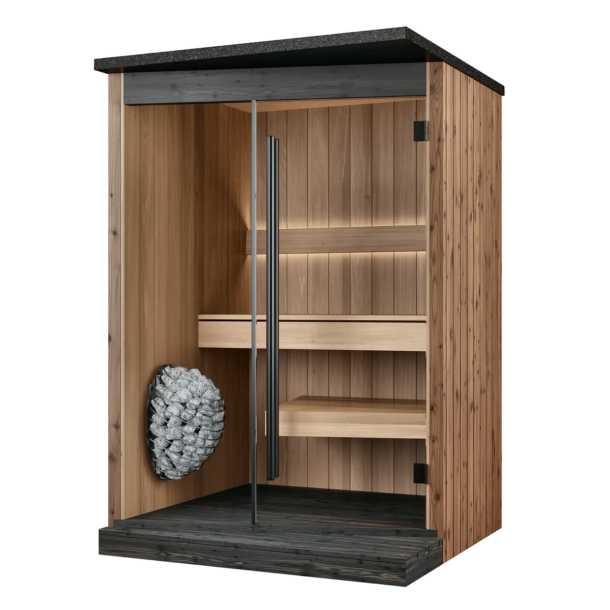 2 Person Compact CLT Outdoor Sauna