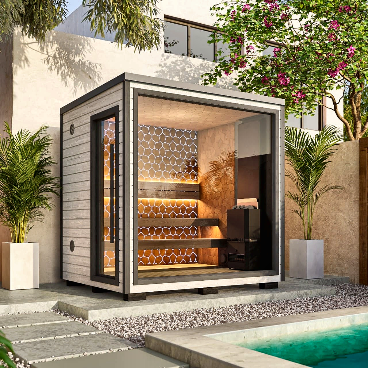 4 Person Nordic Outdoor Sauna